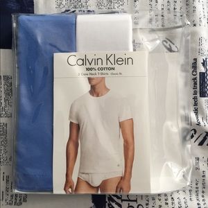 Calvin Klein - 2 CREW NECK T-SHIRTS - 100% Cotton